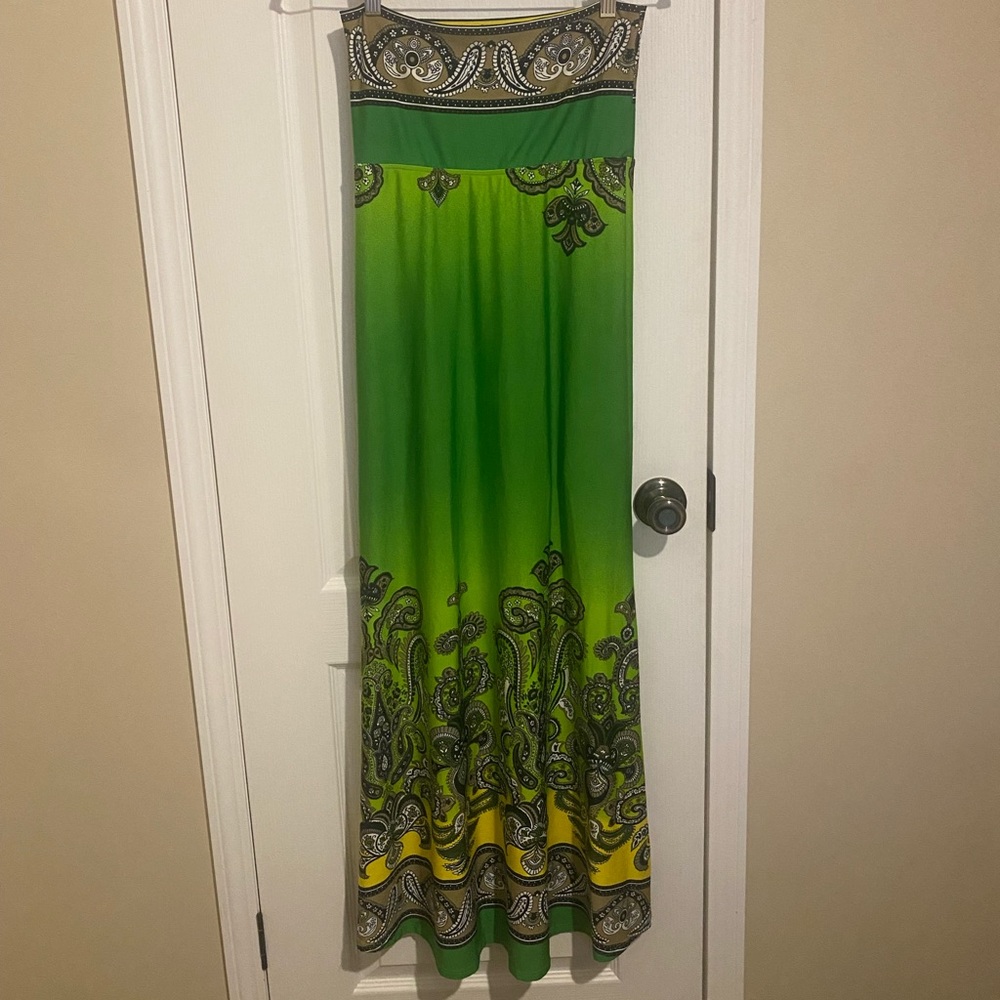 Venus long colorful fun skirt